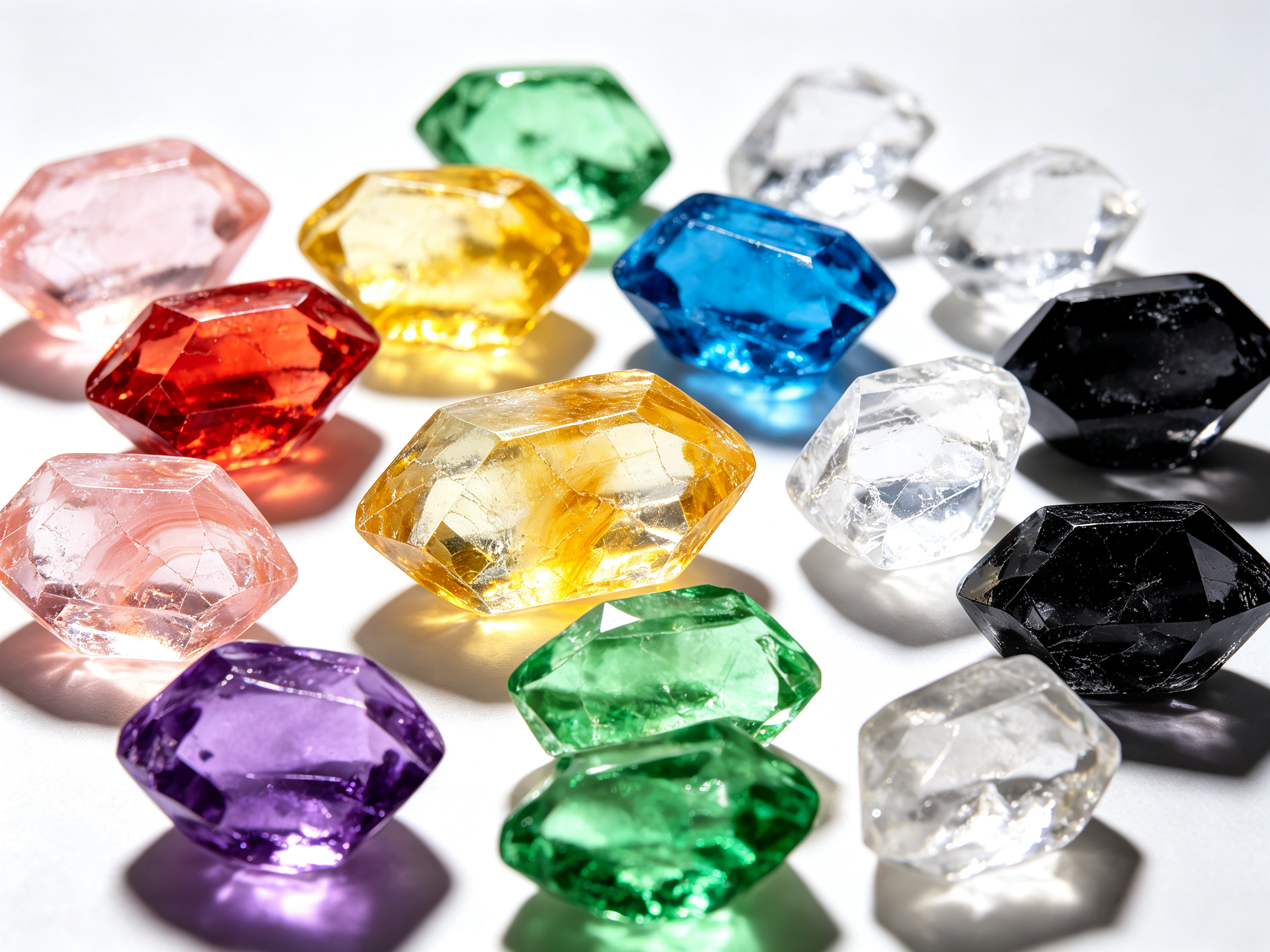 Save this Crystal Color Guide: From pink quartz to attract good fortune, to obsidian for protection – find the energy stone that’s right for you.