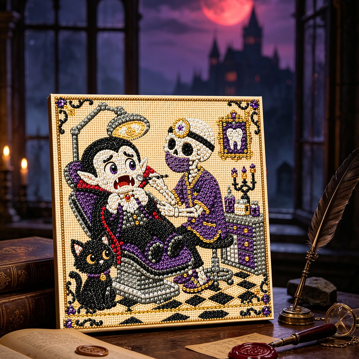Vampire Visits Skeleton Dentist