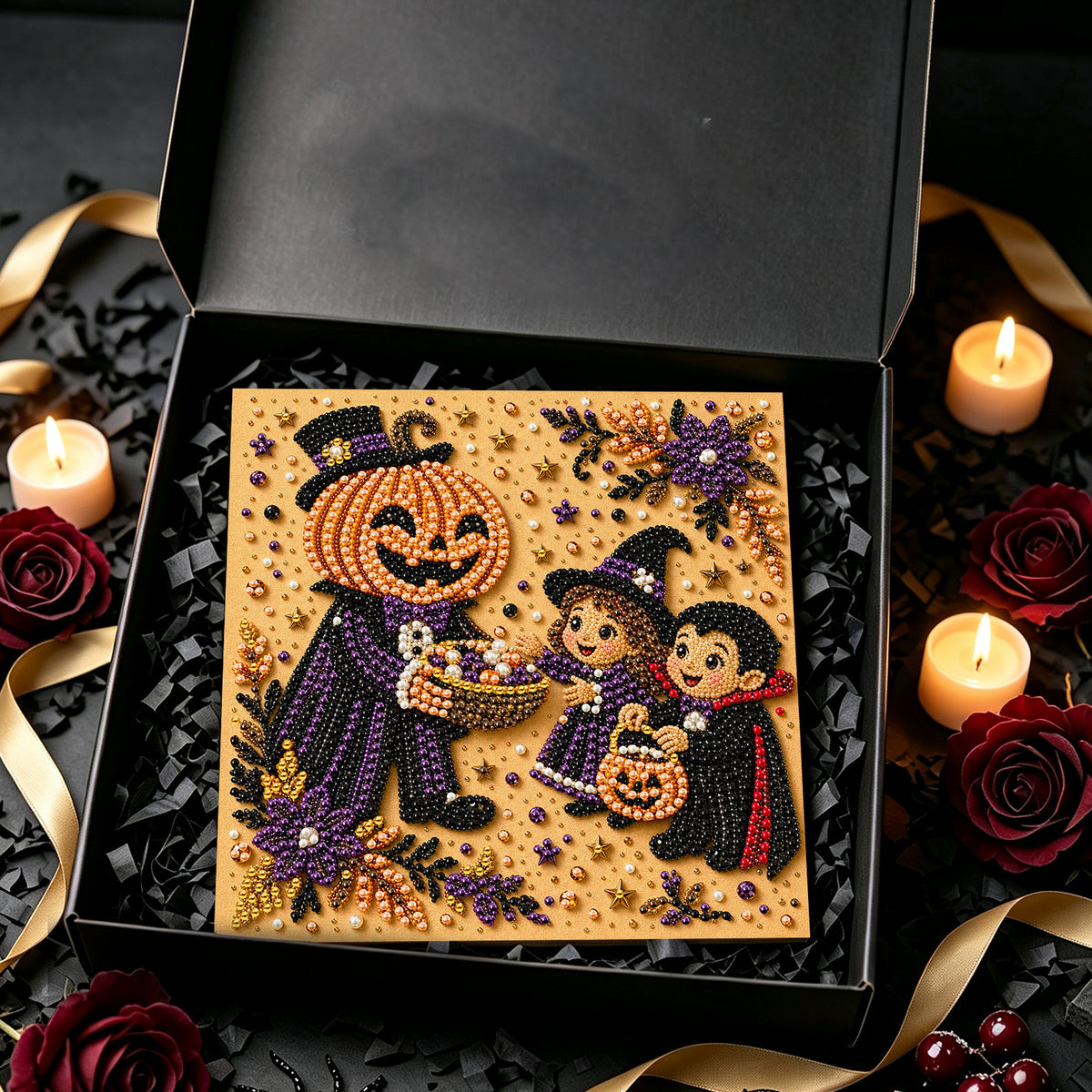 Hombre Calabaza y Niños Dulce o Truco
