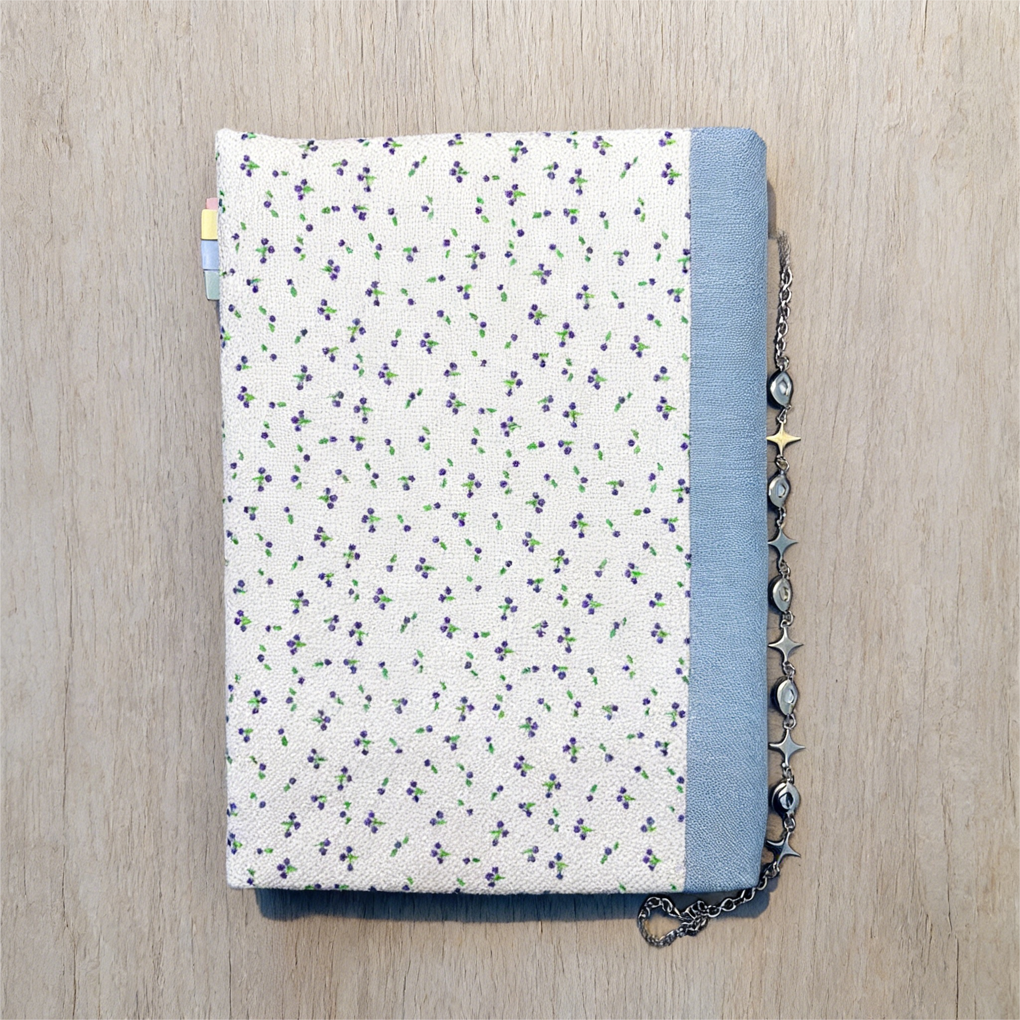 Soft Cloth Floral Book Cover for Paperback A4 Size