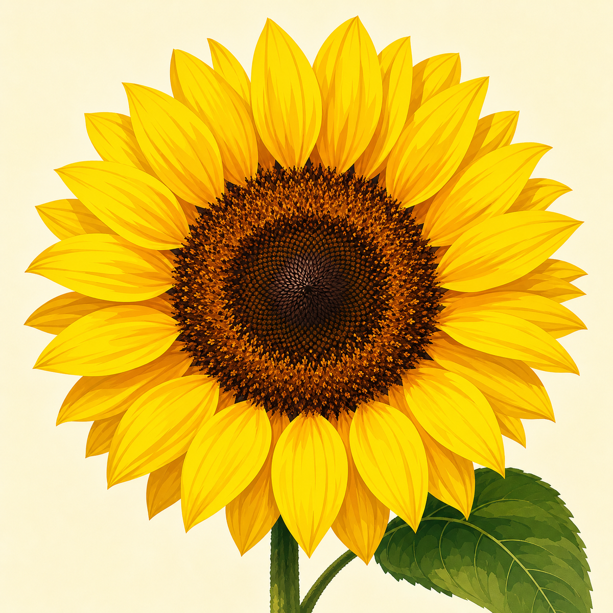 Sunflower in Full Bloom original diamond painting artwork