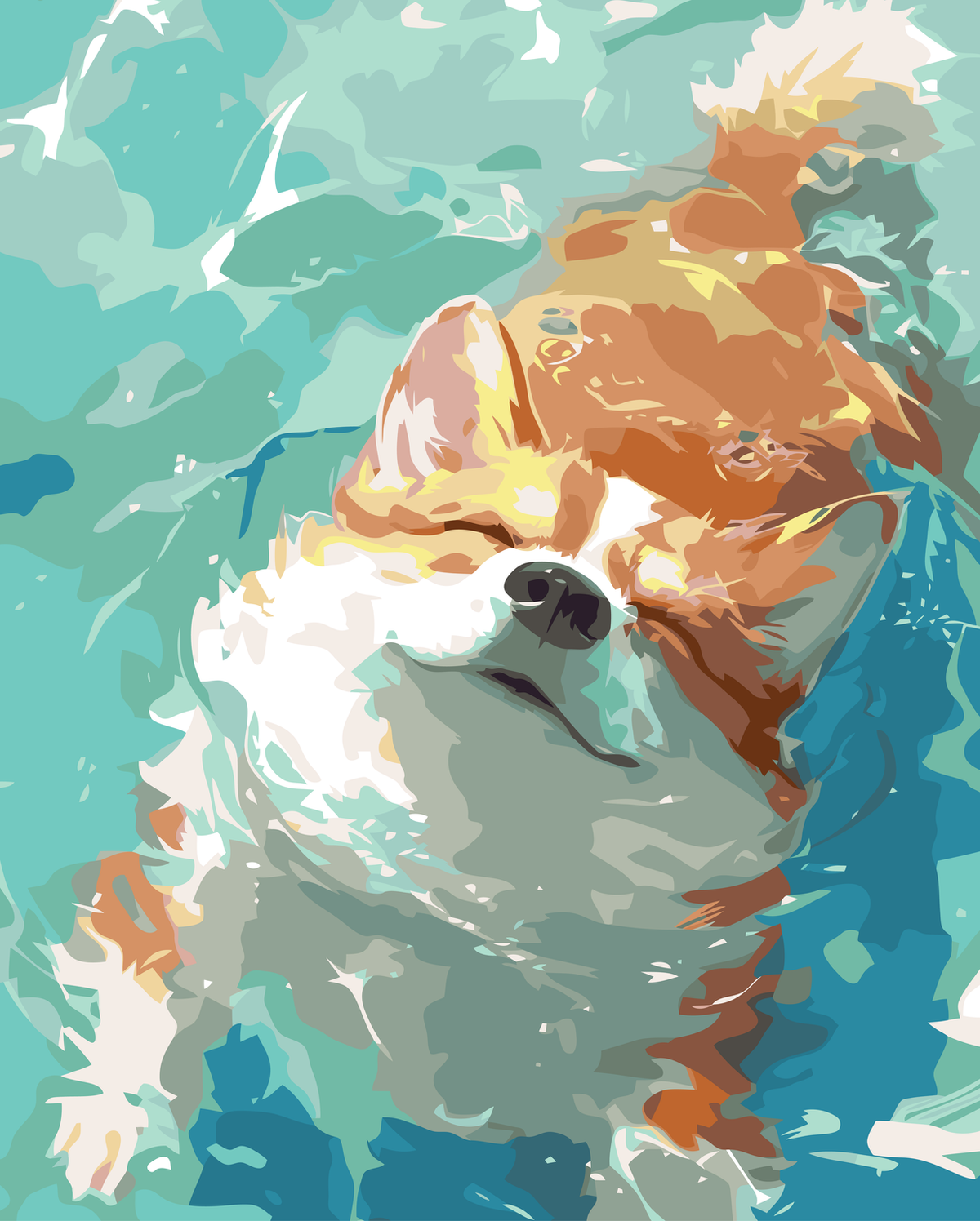 Bear Companions original diamond painting artwork