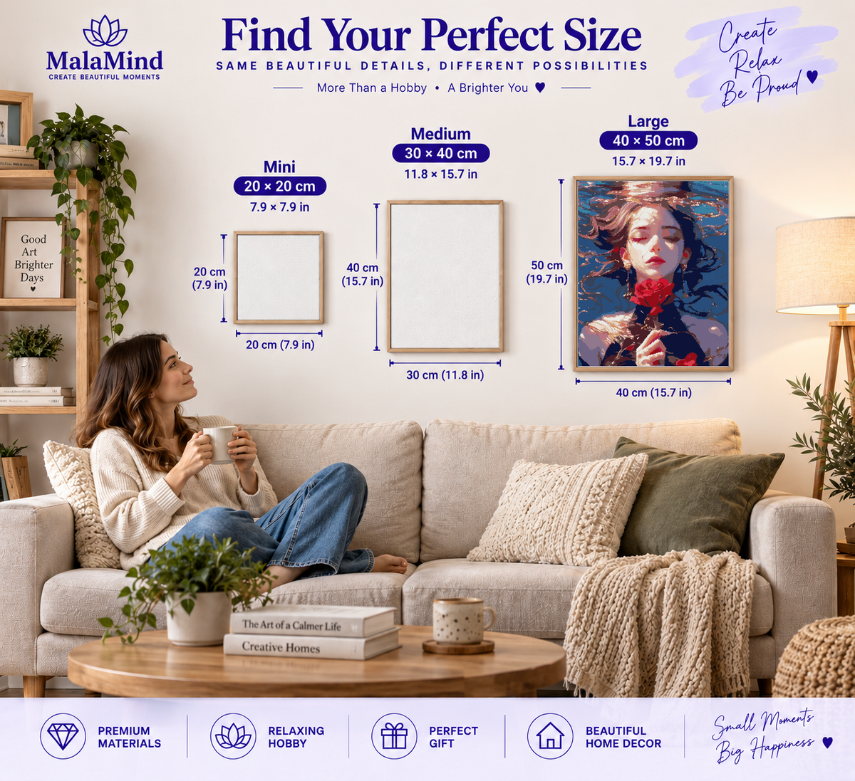 Rose-Touched Woman size comparison