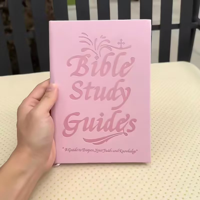 66-Page Bible Study Guide & Devotional Journal For Woman - Pink