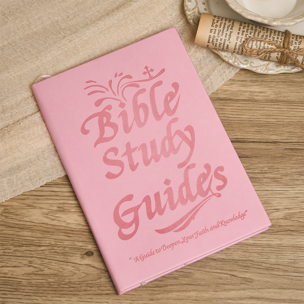 66-Page Bible Study Guide & Devotional Journal For Woman - Pink