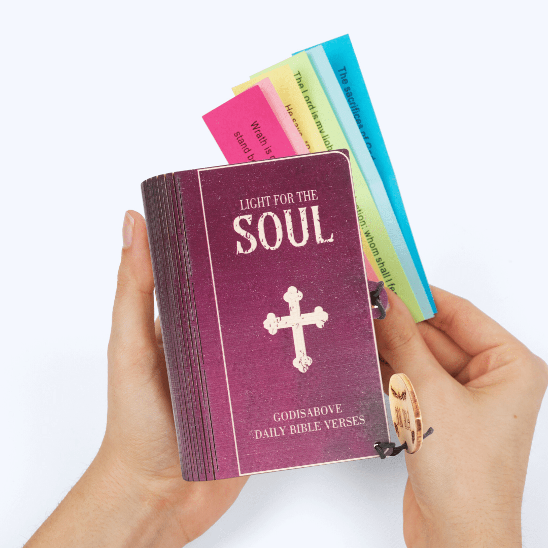Handmade Wooden Box 90 Day Bible Verses