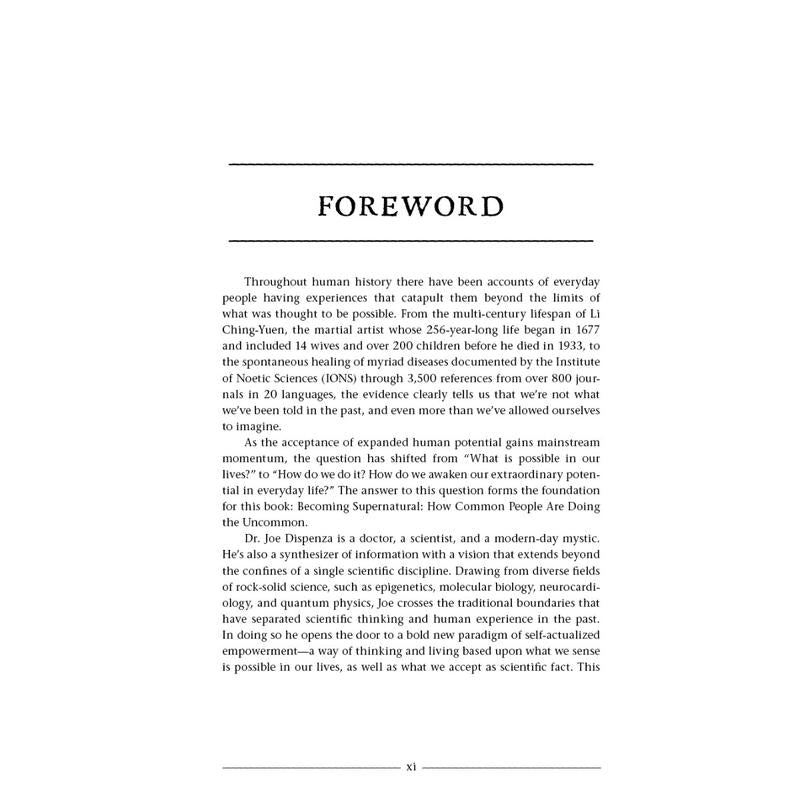 Becoming Supernatural: How Common People are Doing the Uncommon