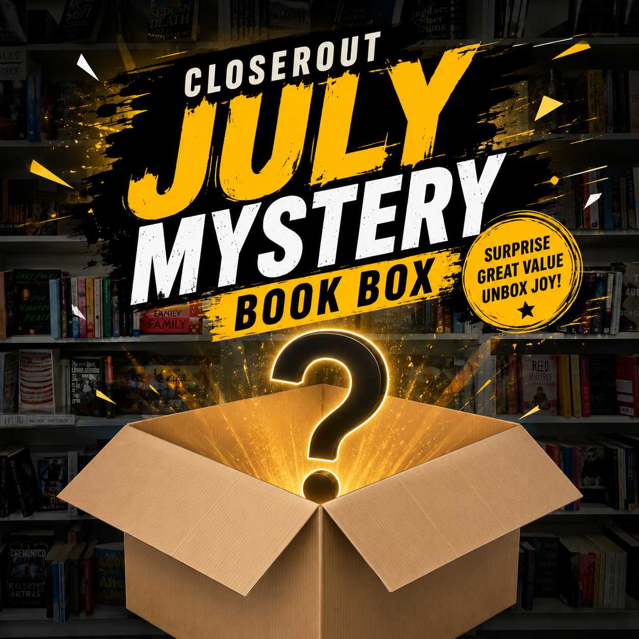 The July Mystery Book Box