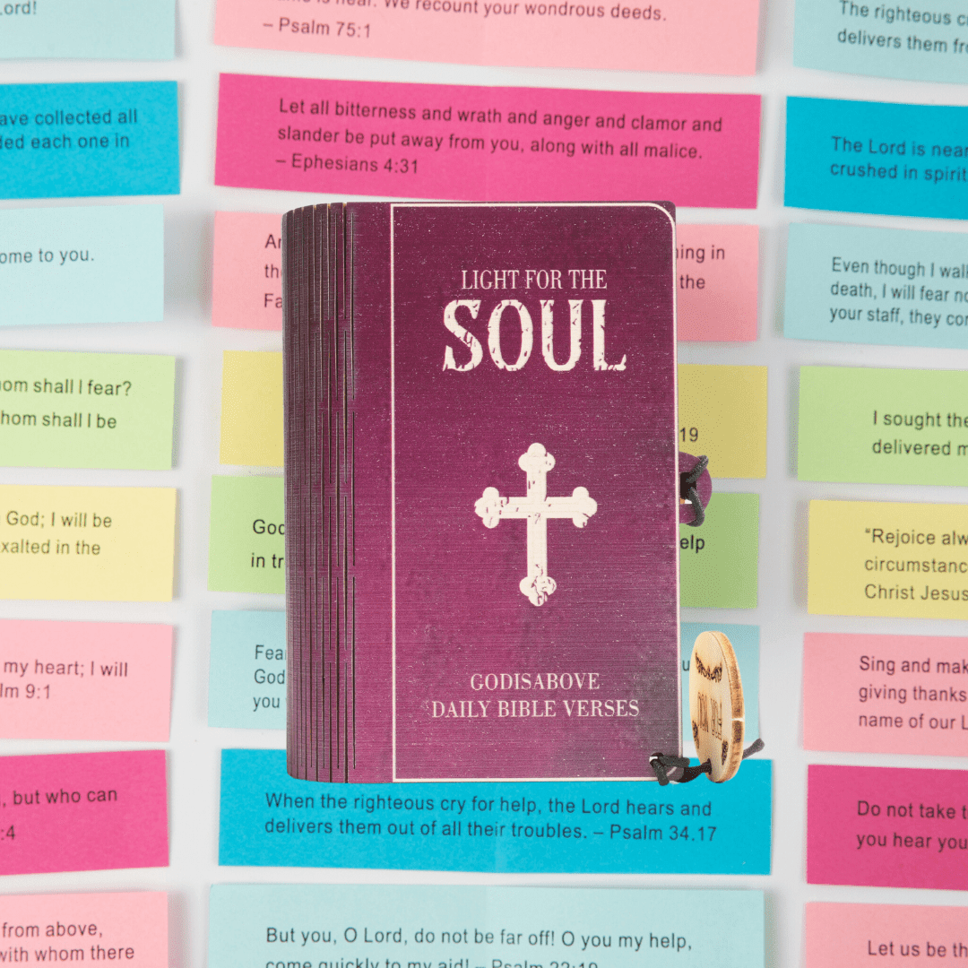 Handmade Wooden Box 90 Day Bible Verses