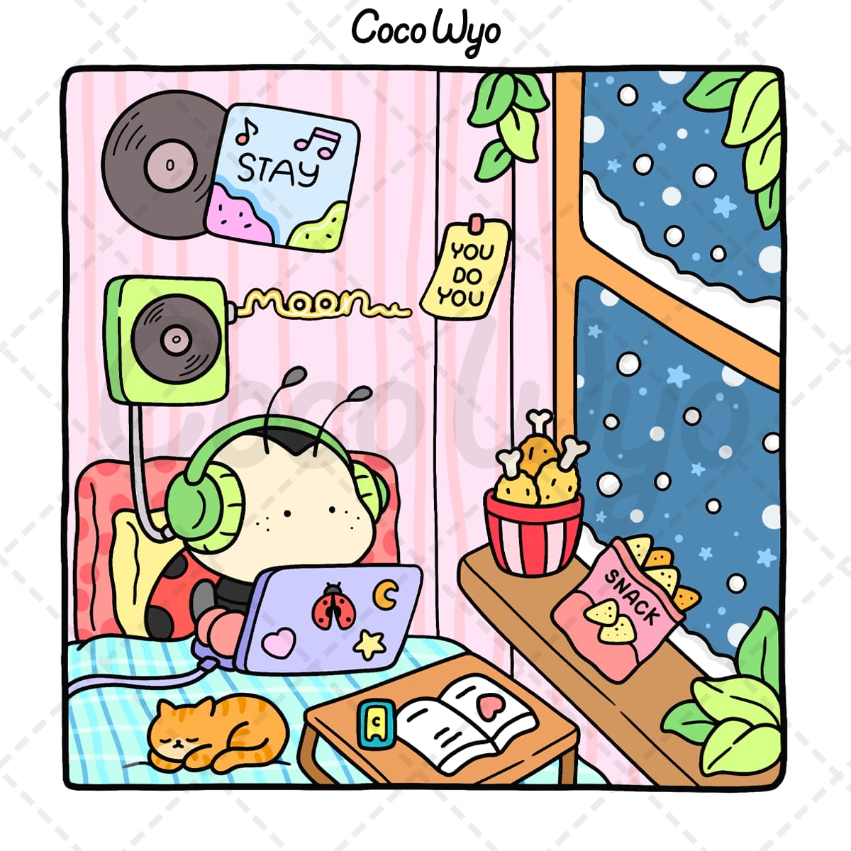 Cozy Friends: Coloring Book & Cozy Spaces Coloring