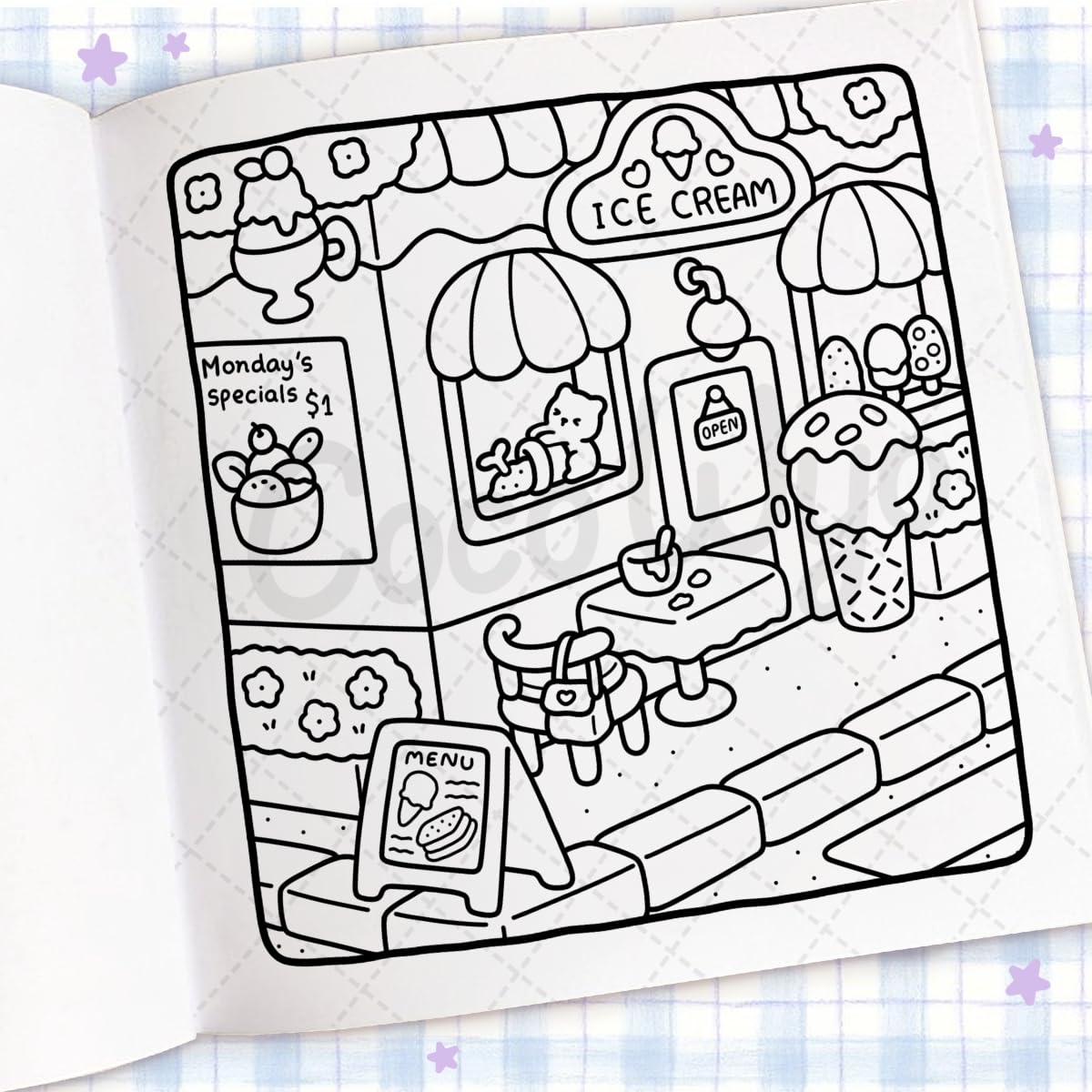 Cozy Corner: Cute & Comfy Coloring Book