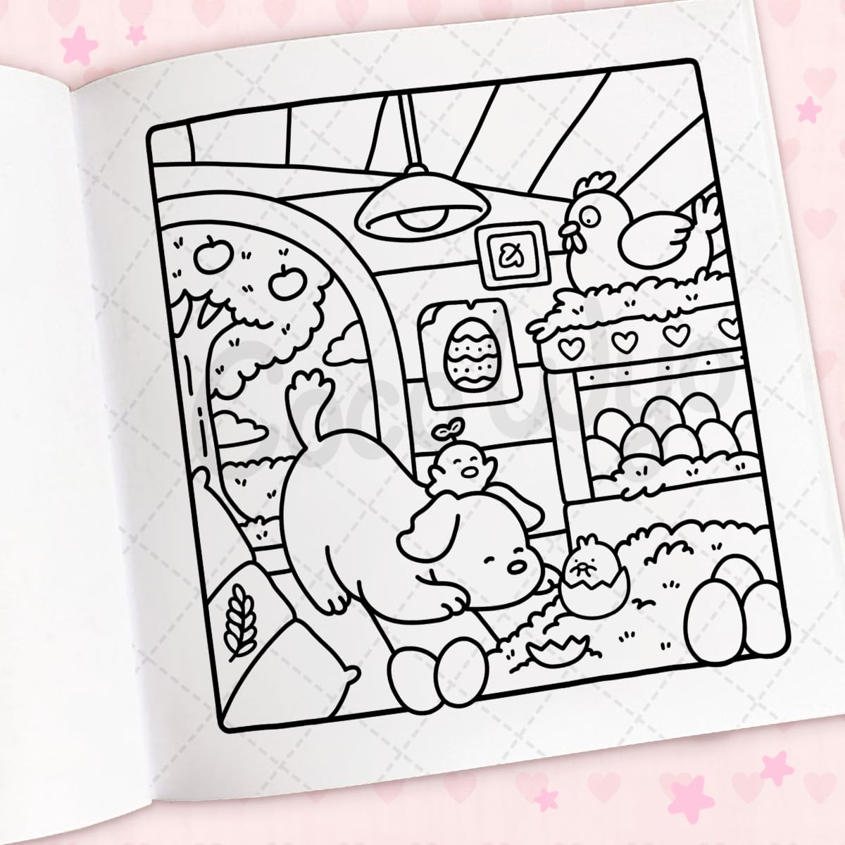 Cozy Cuties: Coloring Book for Adults and Kids