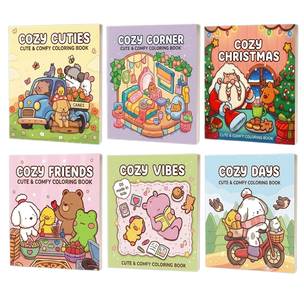 Cozy Coloring Books （Custom Bundle）