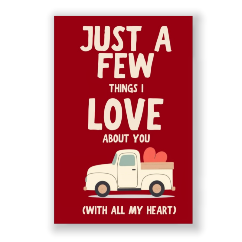 Just A Few Things I Love About You (With All My Heart) Paperback