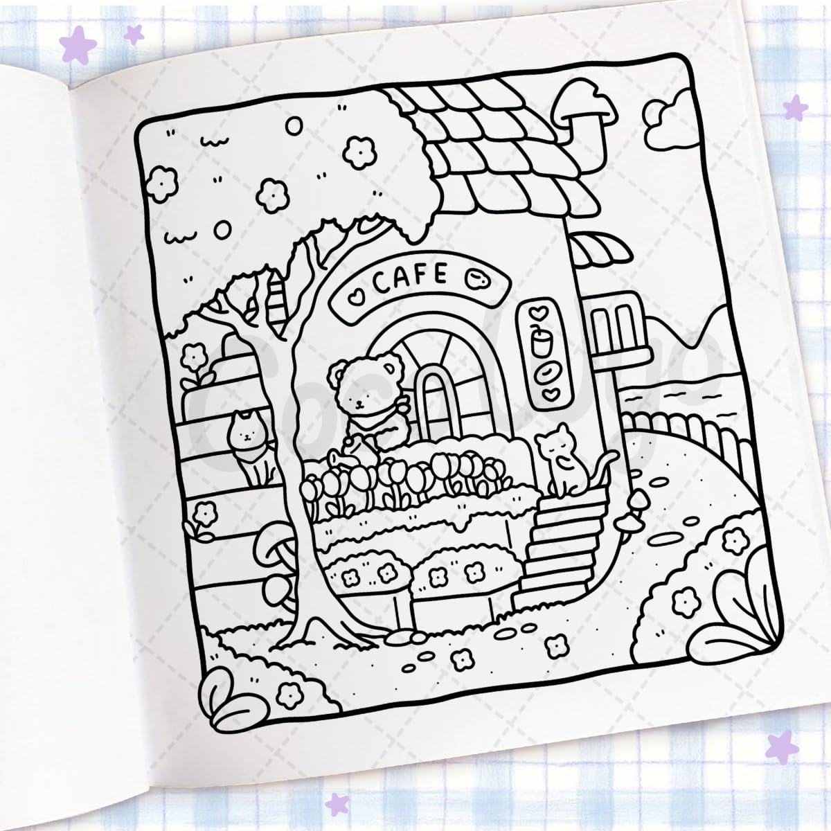 Cozy Corner: Cute & Comfy Coloring Book