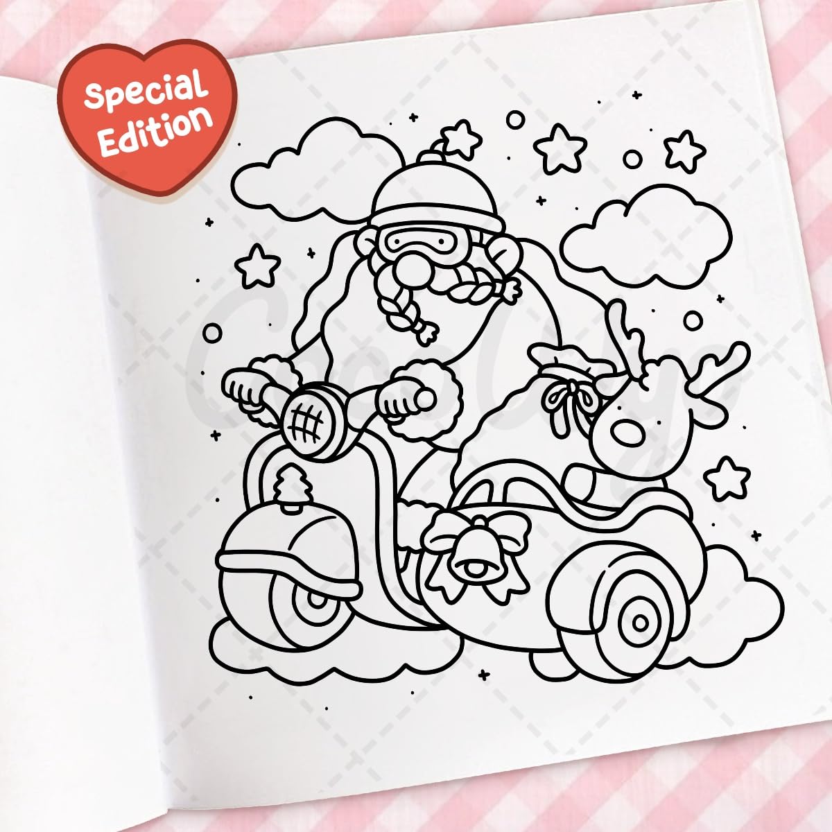Cozy Christmas: Coloring Book for Adults and Kids