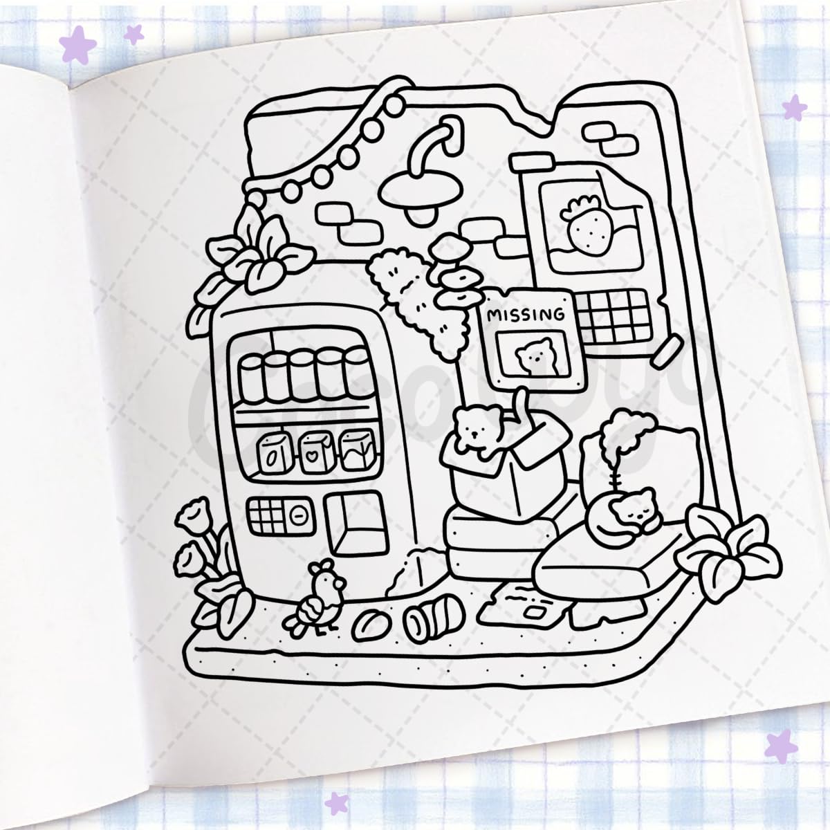 Cozy Corner: Cute & Comfy Coloring Book