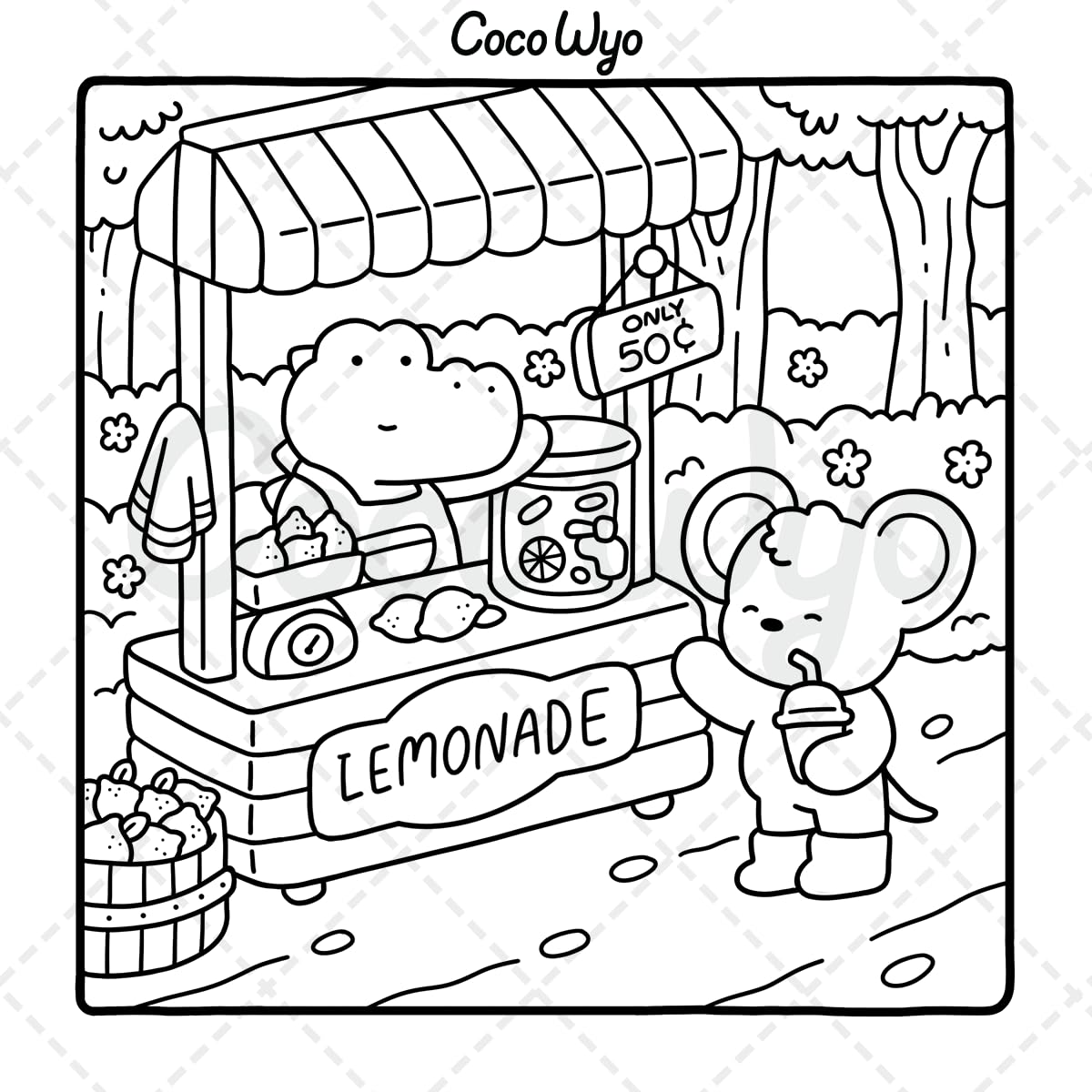 Cozy Friends: Coloring Book & Cozy Spaces Coloring