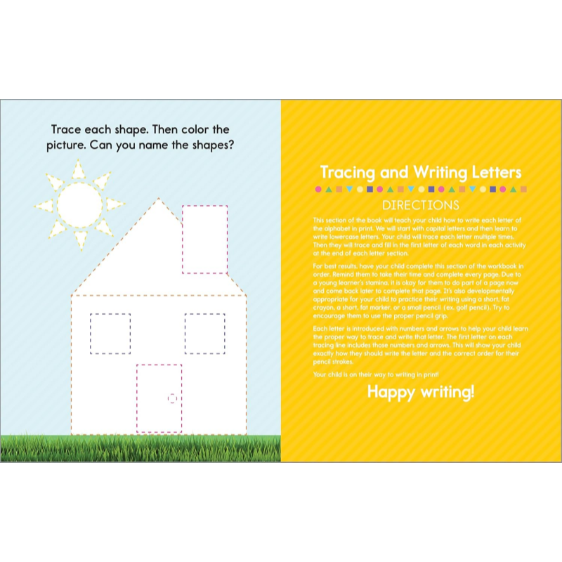 My First Learn-to-Write Workbook:Practice for Kids