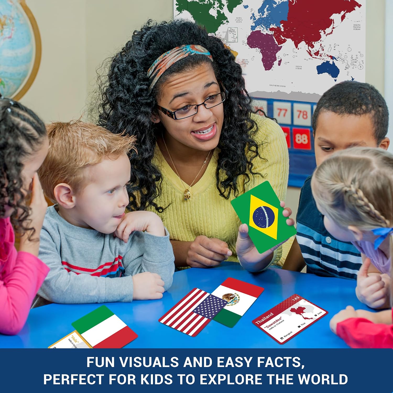 World Flags Flashcards, 245+ Country & Map Geography Game