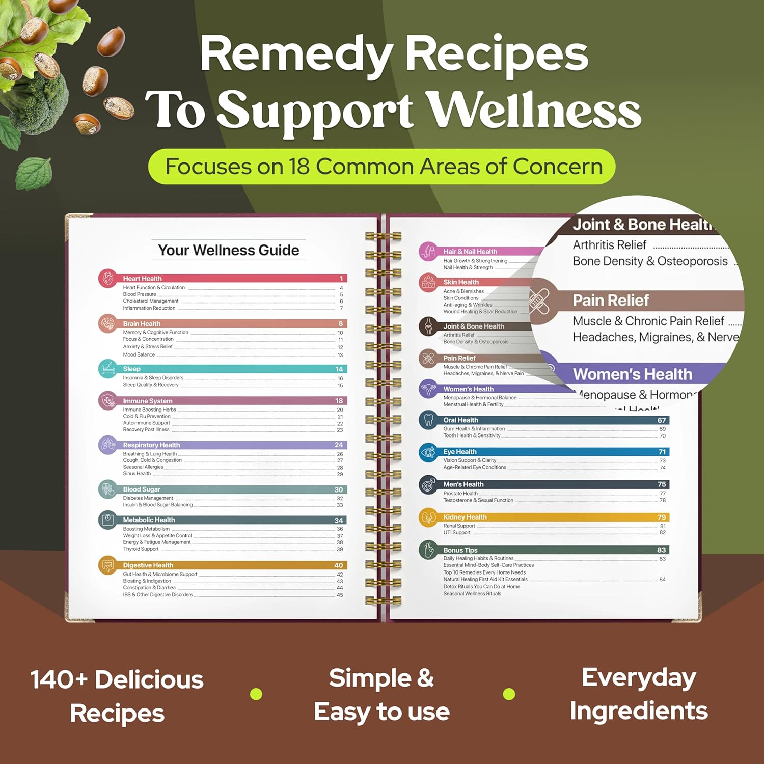 The Natural Healing Handbook - Simple Recipes & Remedies