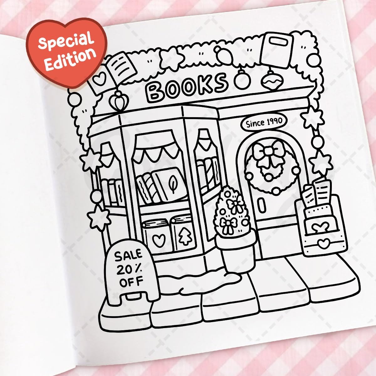 Cozy Christmas: Coloring Book for Adults and Kids