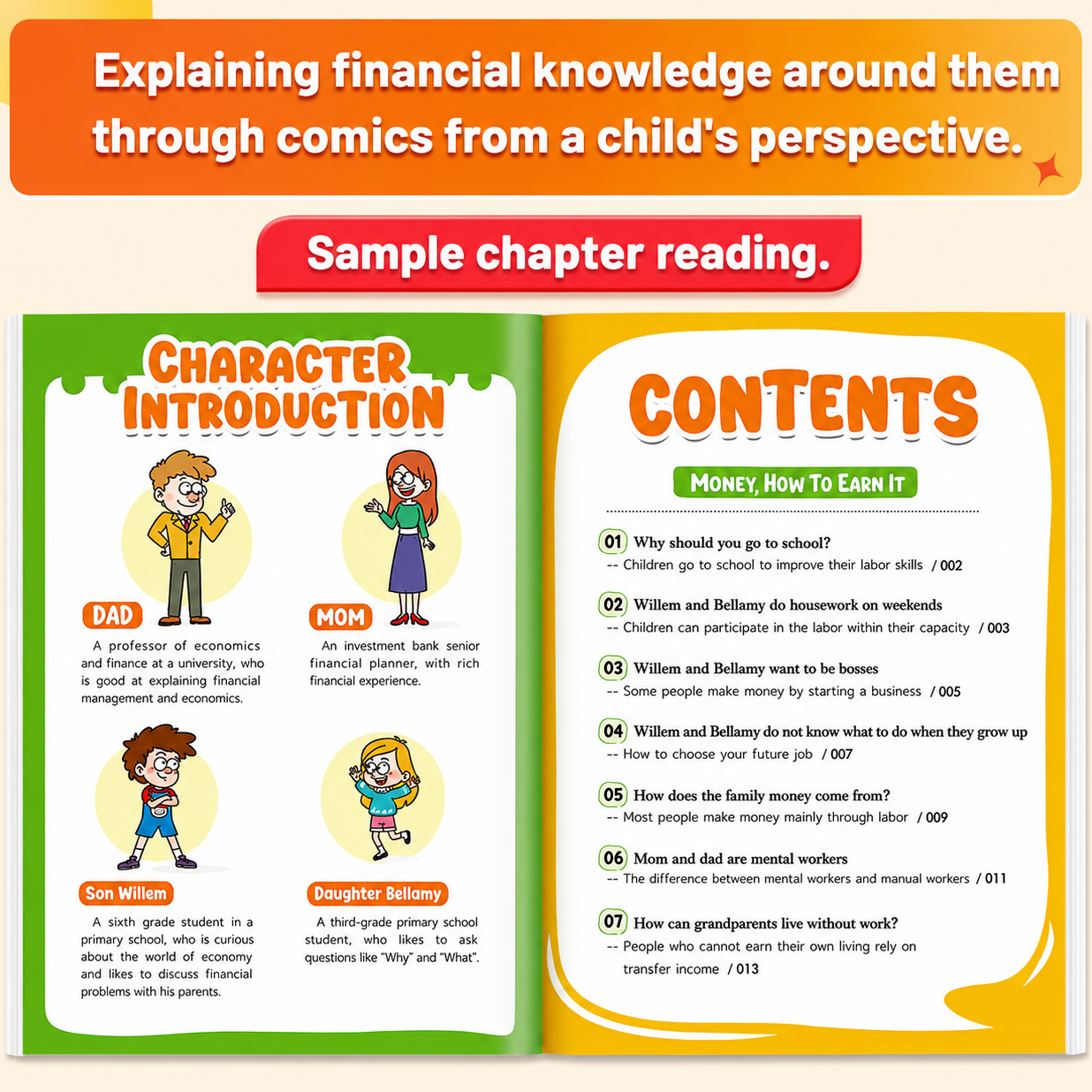 Children's Financial Literacy Knowledge Book FOR HAPPY MONEY MAKING
