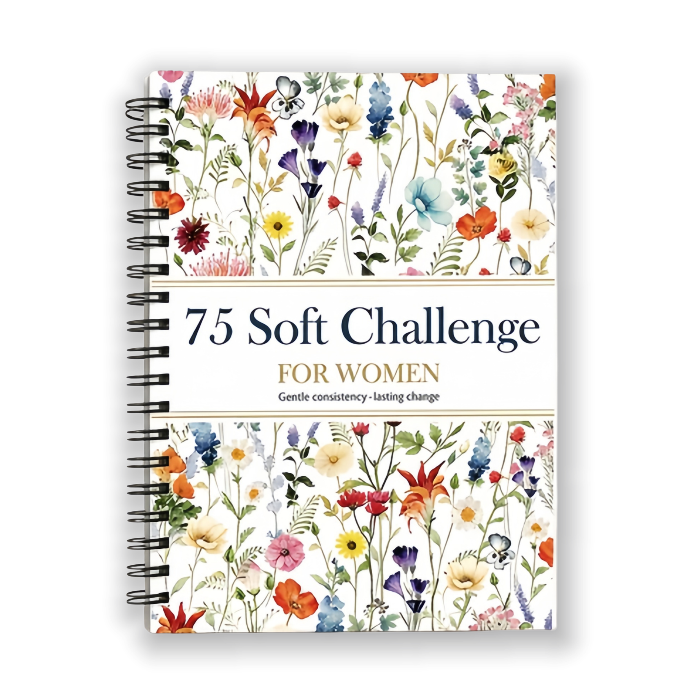 75-Day Soft Challenge Journal for Women Mental Reset Book