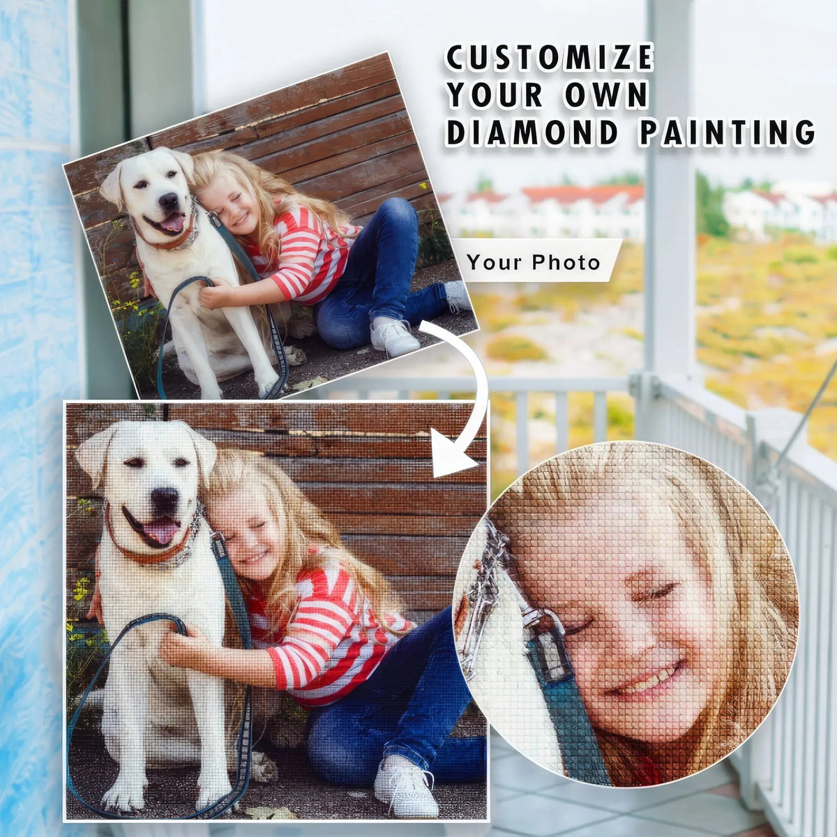 Custom Diamond Painting Kit | Mala-Mind