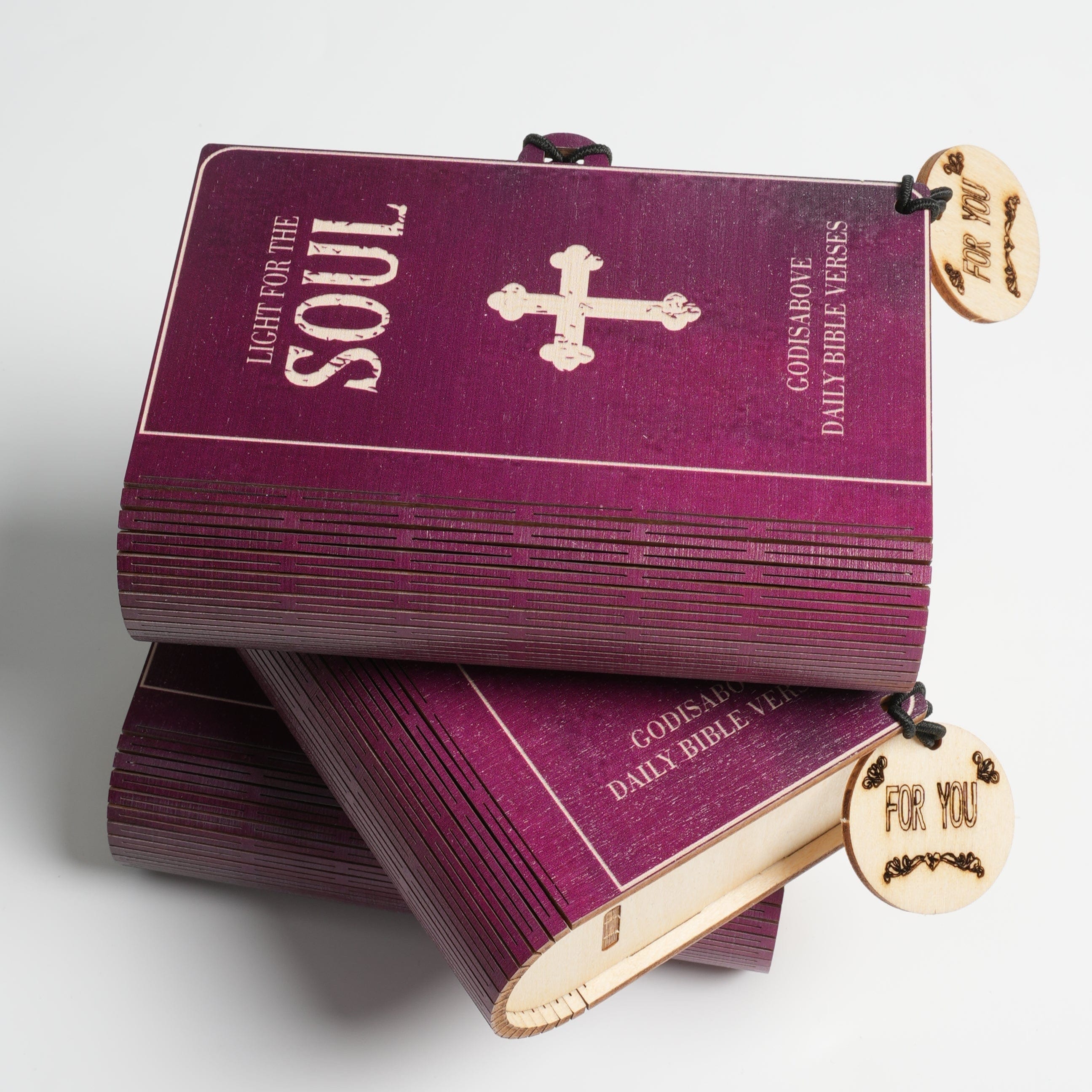 Handmade Wooden Box 90 Day Bible Verses