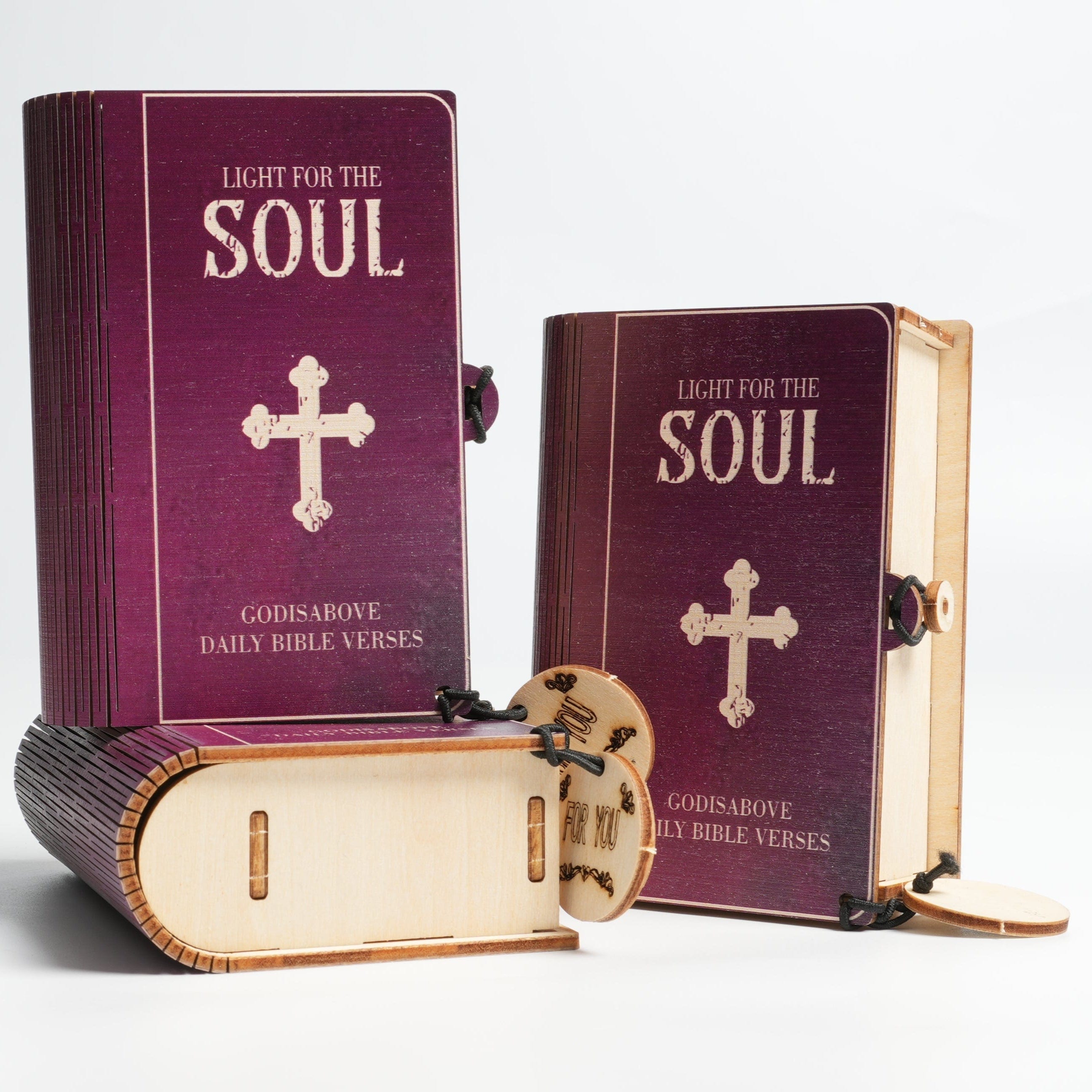 Handmade Wooden Box 90 Day Bible Verses