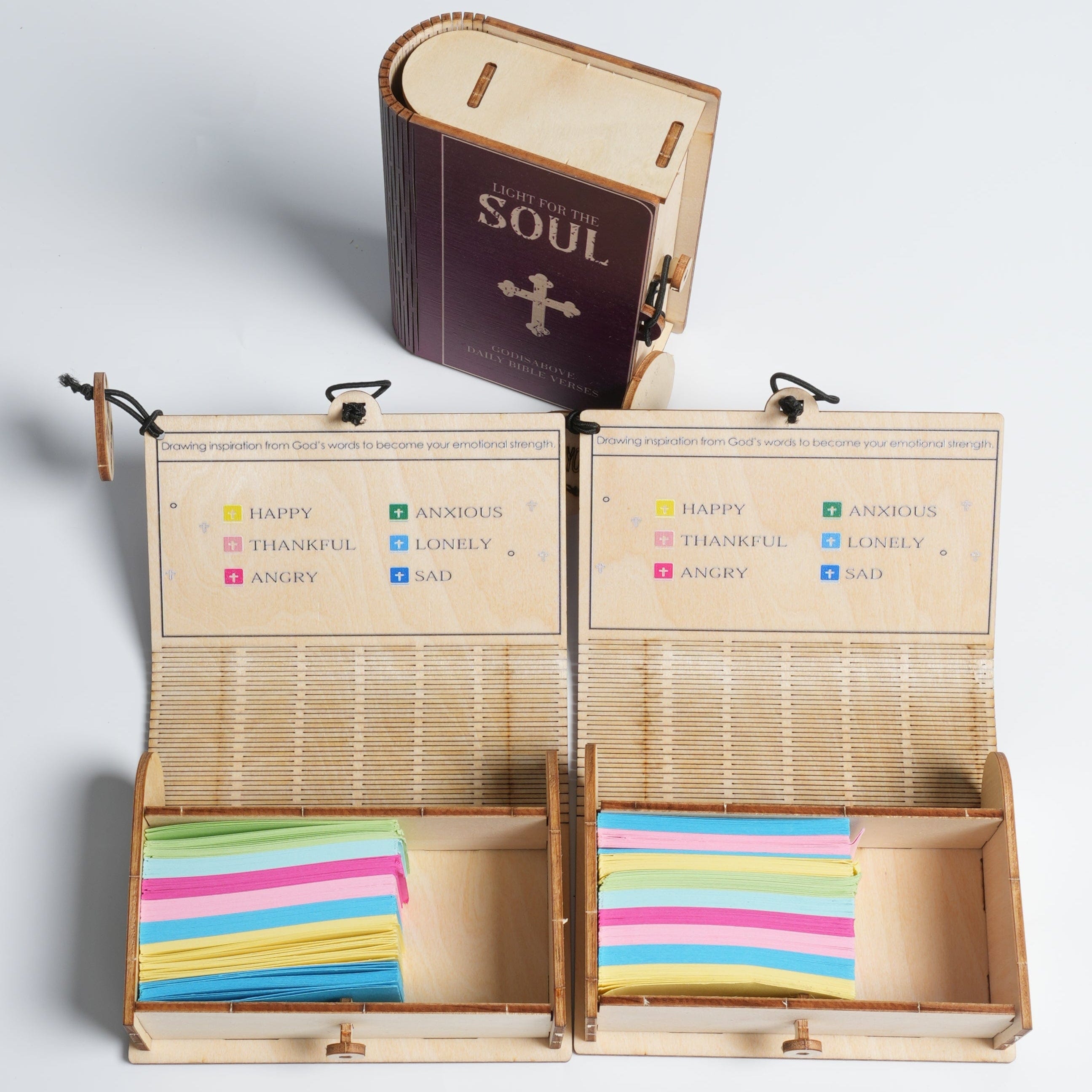Handmade Wooden Box 90 Day Bible Verses