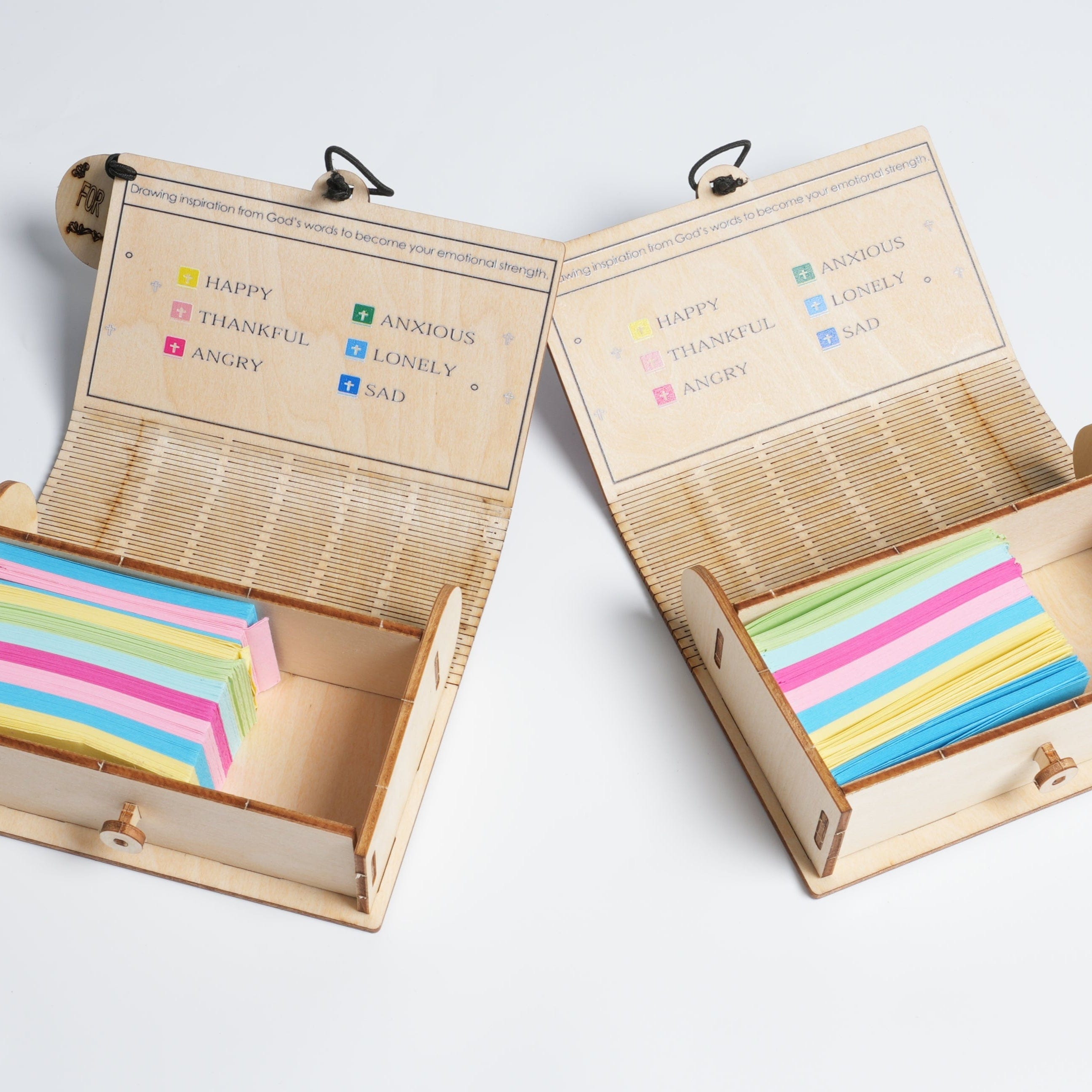 Handmade Wooden Box 90 Day Bible Verses