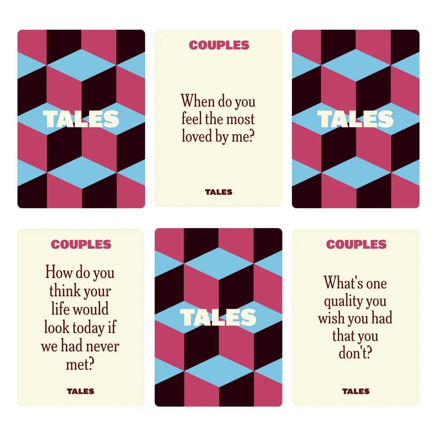 TALES Couples Edition Card Game - Connect On a Deeper Level