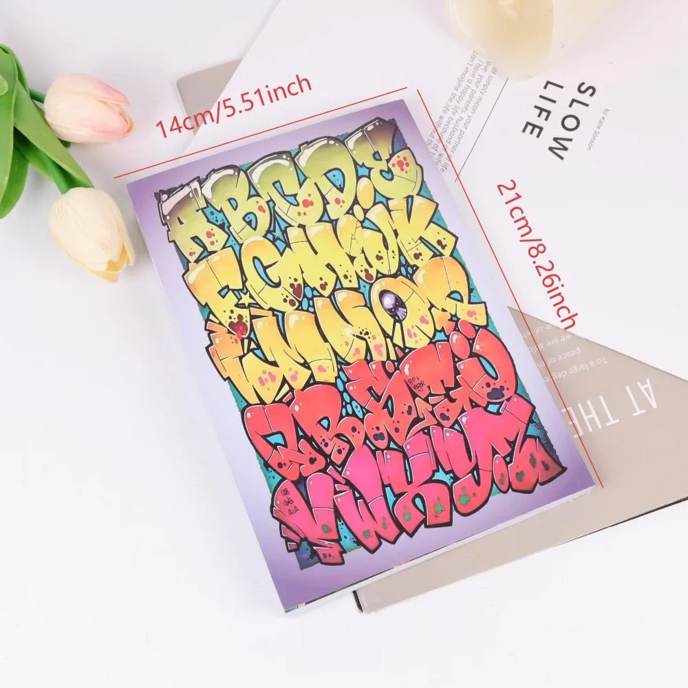 GRAFFITI-ART丨Sketchbook Graffiti Letter Set A5 size