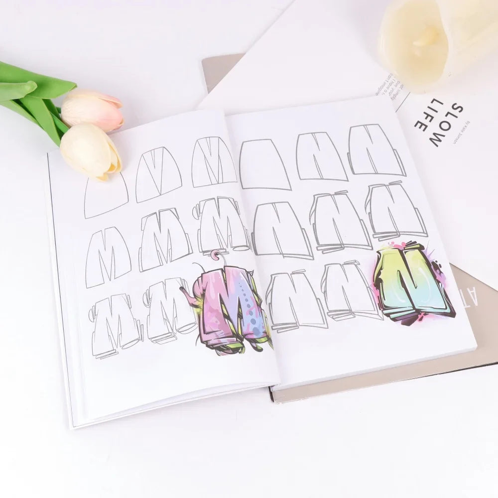 GRAFFITI-ART丨Sketchbook Graffiti Letter Set A5 size