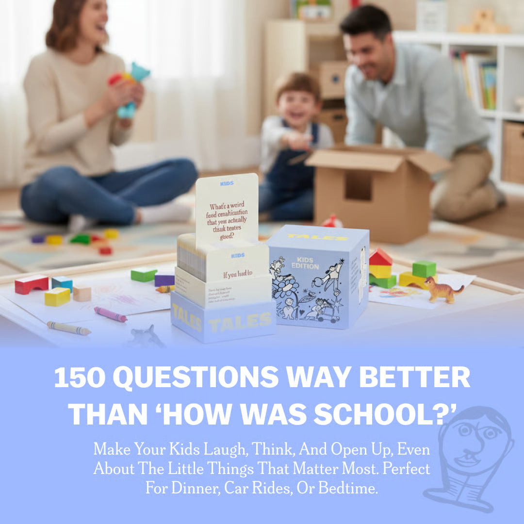 TALES Kids Edition Card Game – Fun Conversation Starters for Kids' learning