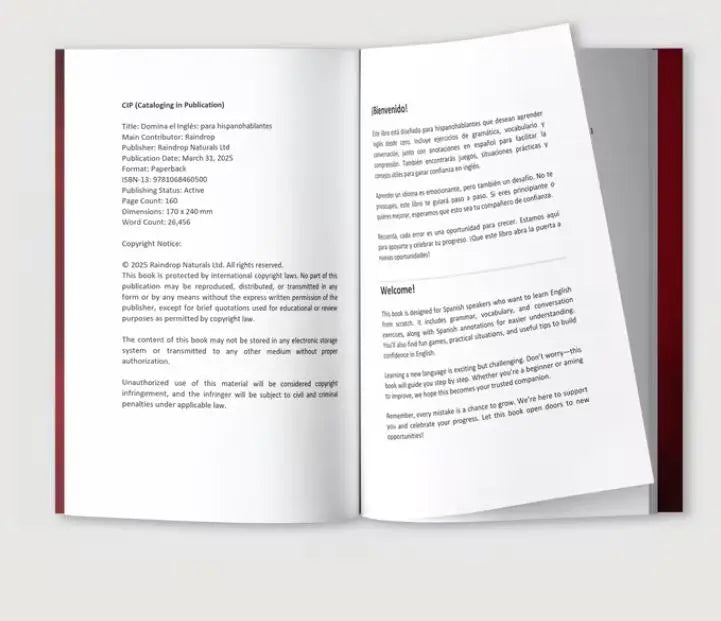 DOMINA EL INGLÉS PARA HISPANOHABLANTES LIBRO 6 EN 1 Edición en Español