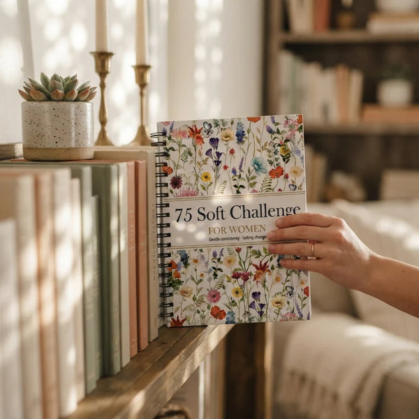 75-Day Soft Challenge Journal for Women Mental Reset Book