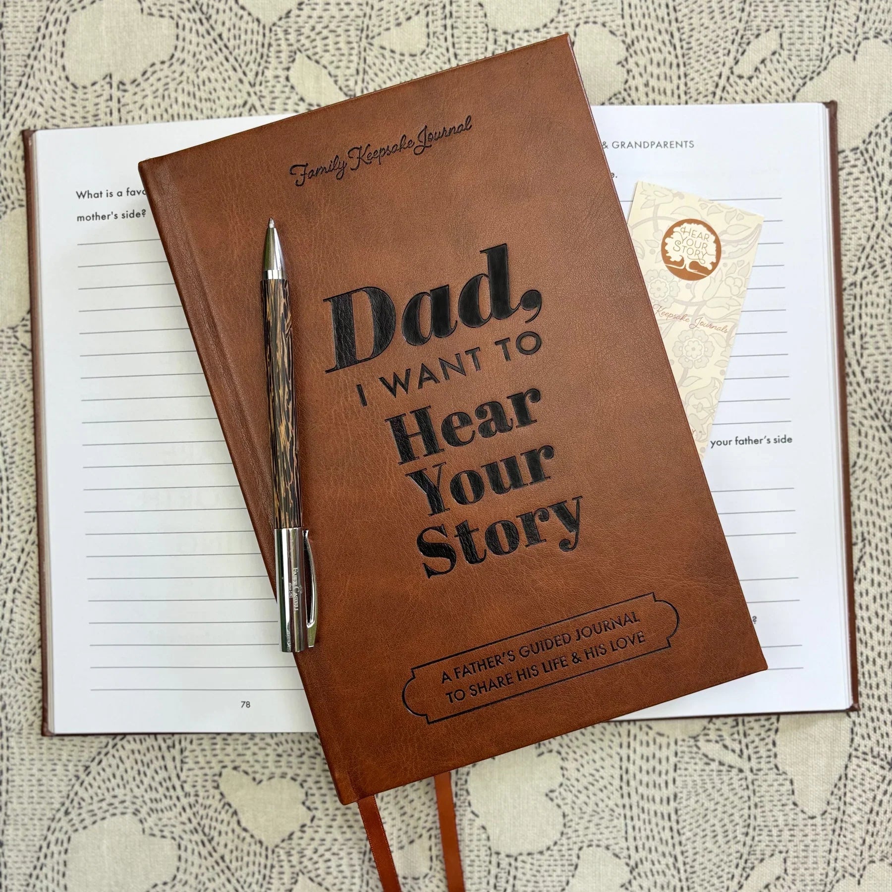 Mom and Dad, I want to hear your stories, guide meaningful diaries（HardCover)