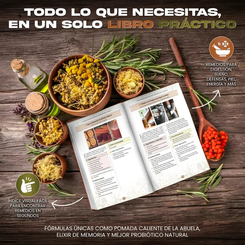 Los 200 Remedios Naturales Olvidados de la Abuela（Versión en español）