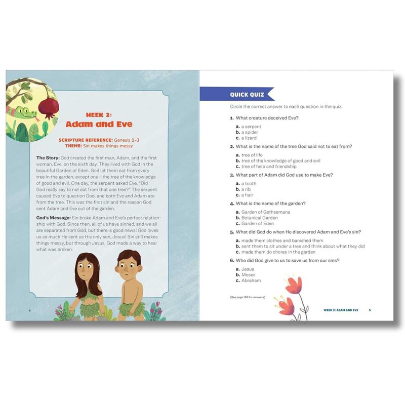 Bible Study Workbook for Kids: Lessons, Activities, Quizzes to Deepen Your Faith