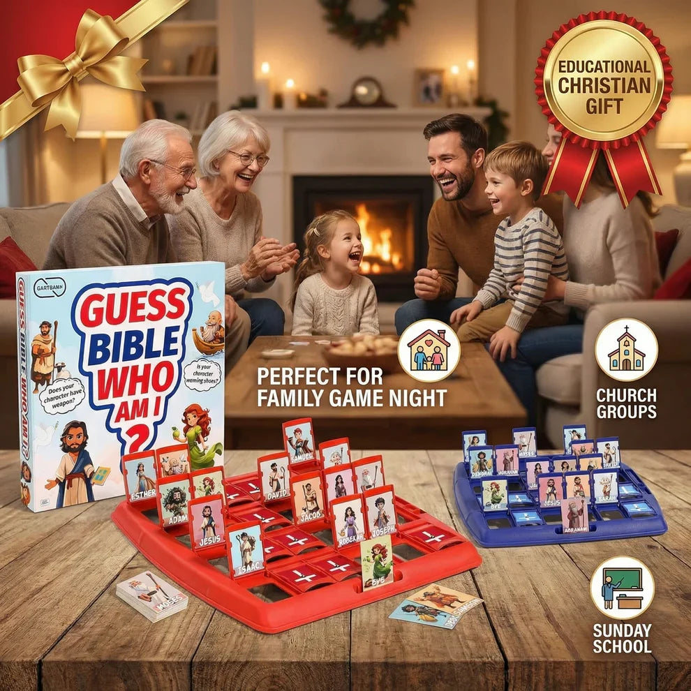 Bible Guess Who Am I? - 24 Holy Bible Character Card Game