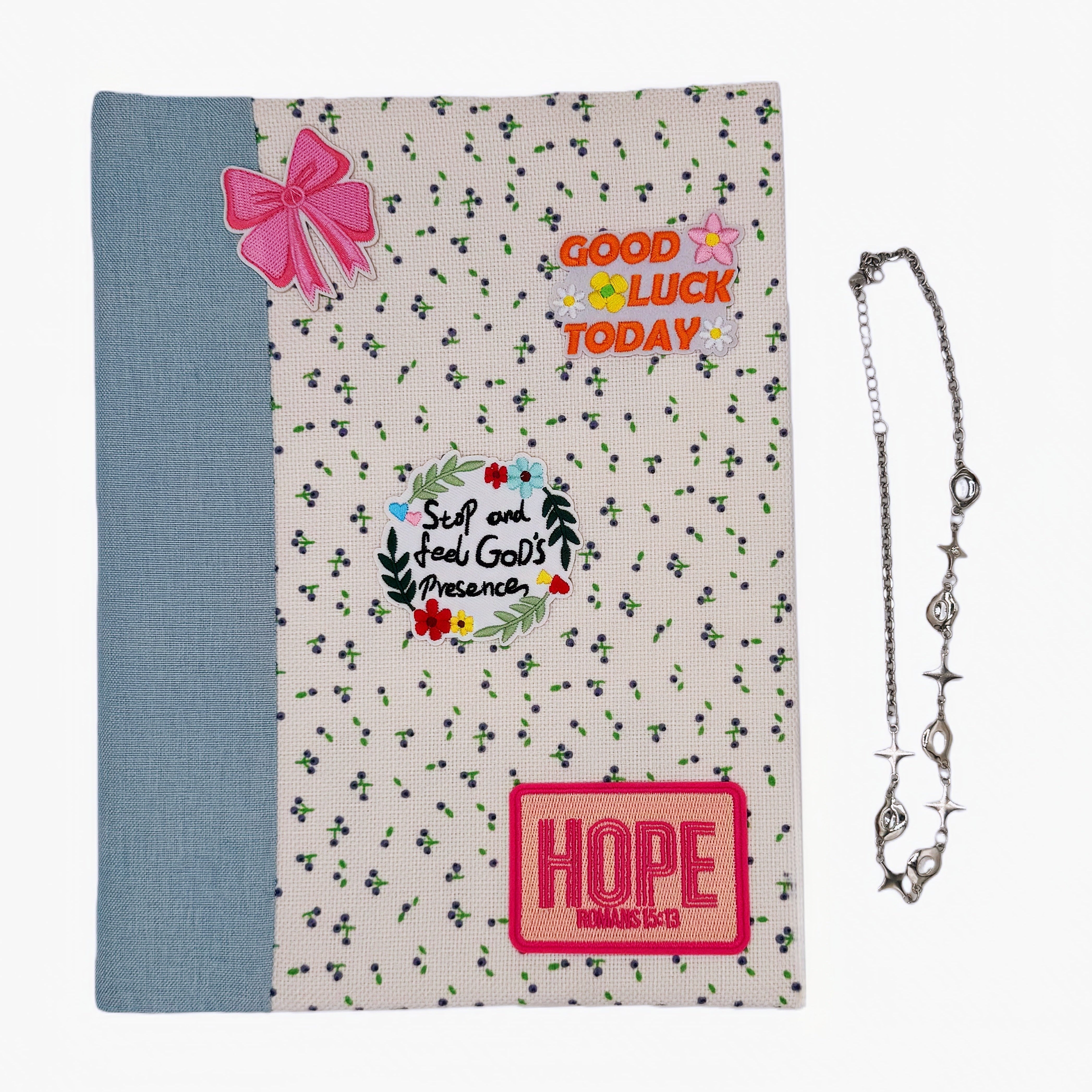 Soft Cloth Floral Book Cover for Paperback A4 Size