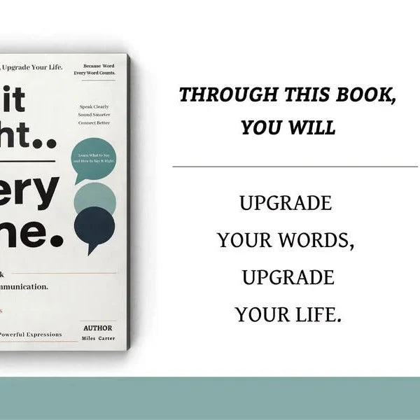 Say It Right, Every Time: A Guide to Clear & Confident Communication