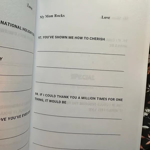My Mom Rocks: 101 Reasons Why I Love You, Mom