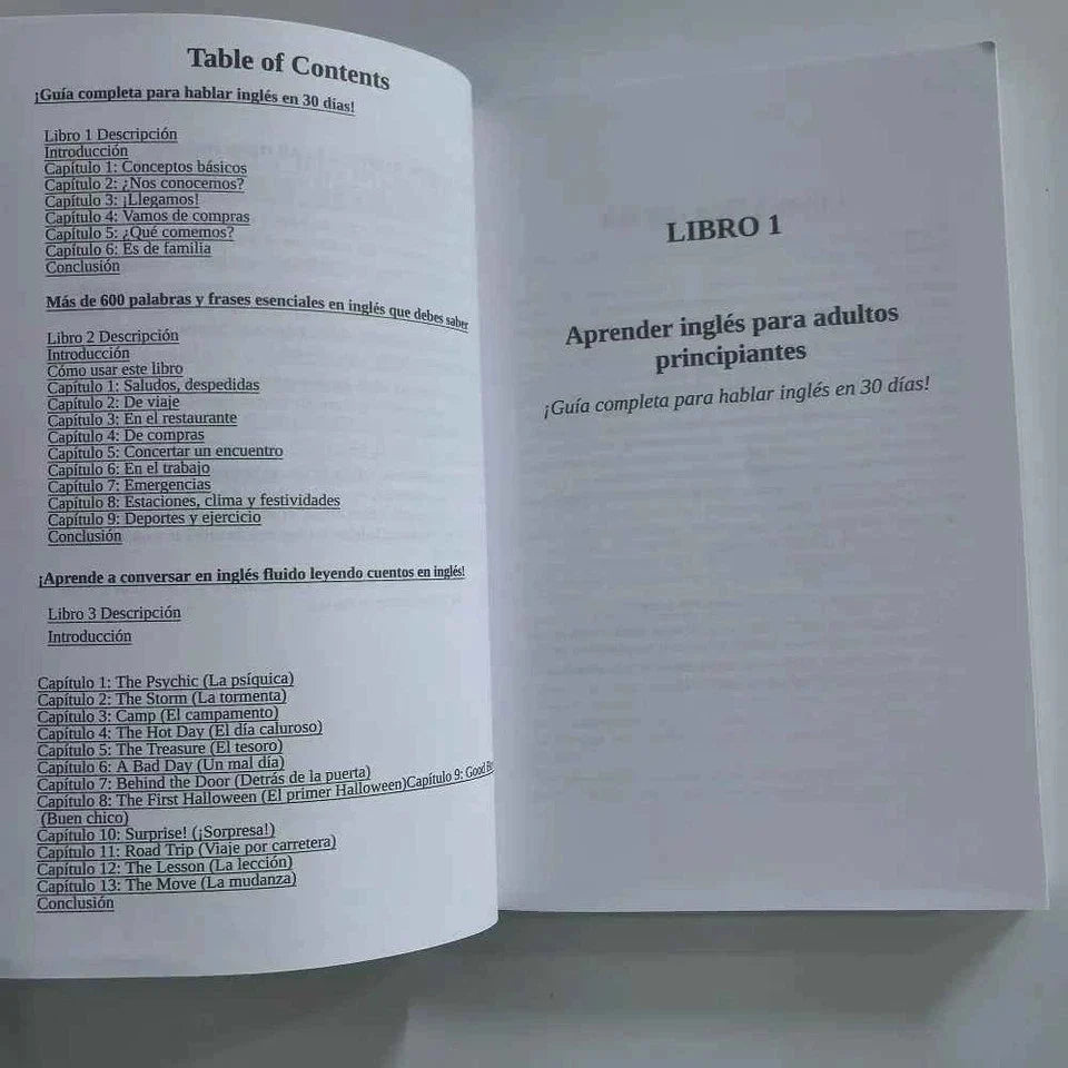 DOMINA EL INGLÉS PARA HISPANOHABLANTES LIBRO 6 EN 1 Edición en Español