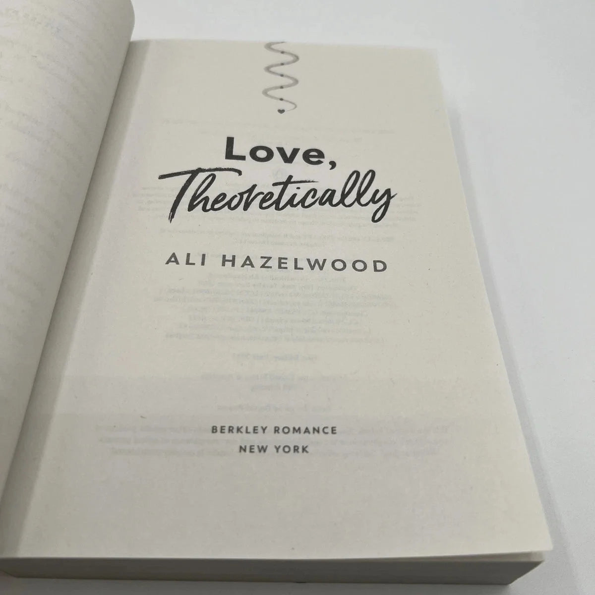 Love, Theoretically By Ali Hazelwood Love Story Romance Novel