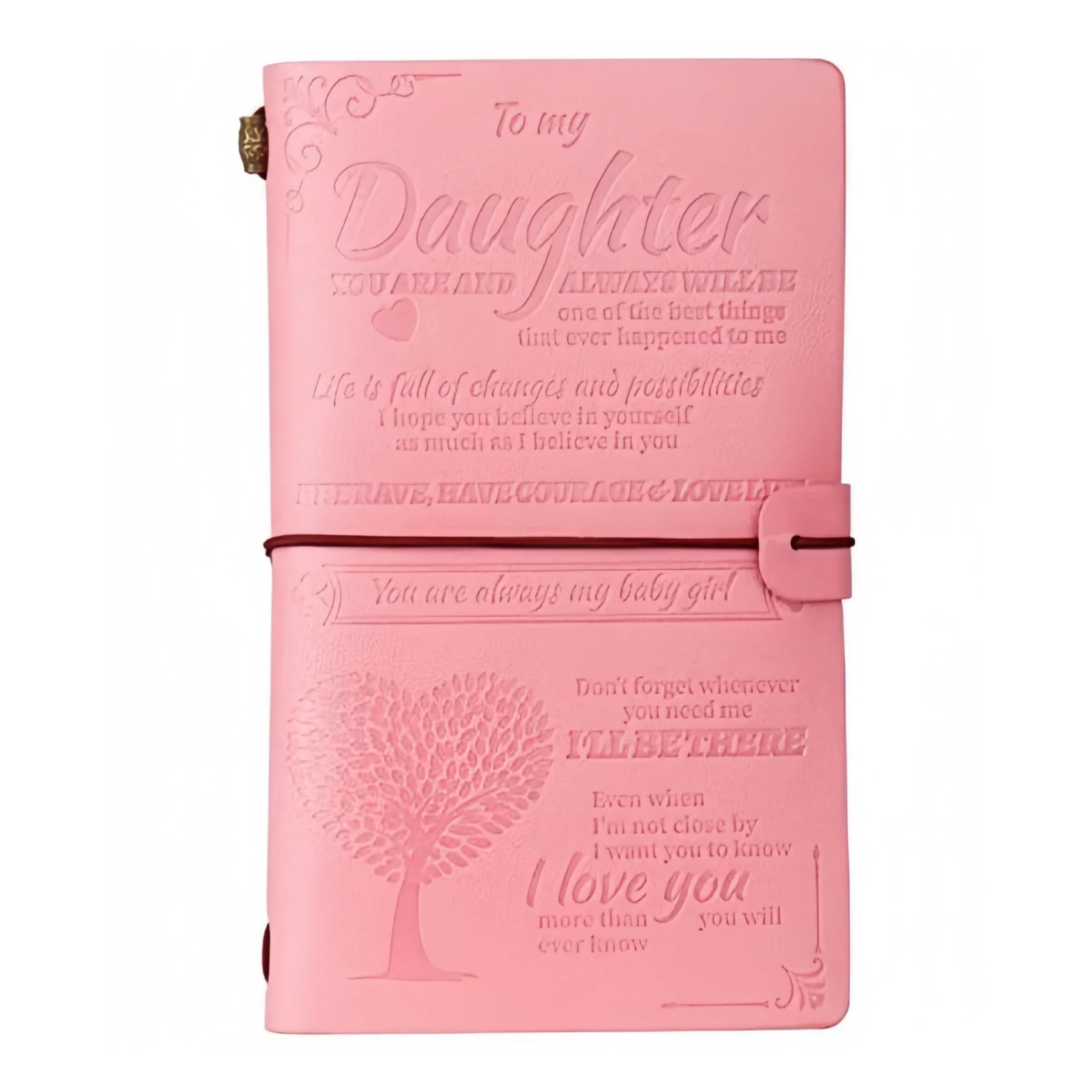 To My Daughter Leather Journal – A Meaningful Gift from Mom & Dad