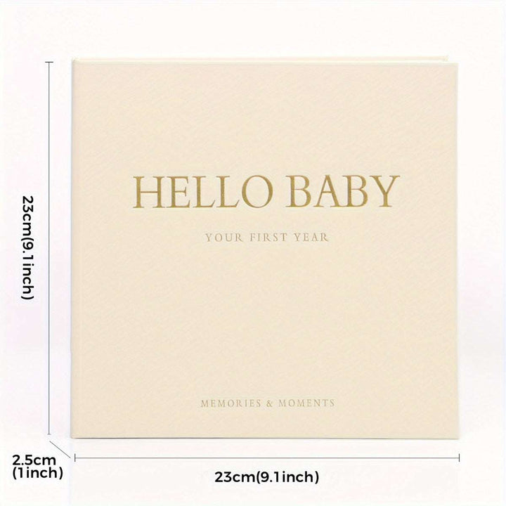 Hello Baby Your First Year - Baby Keepsake Journal
